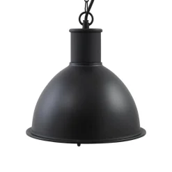 Lindby Luciane buiten hanglamp, zwart, aluminium, Ø 31,8 cm