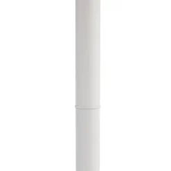 Lindby Madea buitenlamp, wit, 2-lamps, 213 cm, E27, IP44