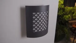 Lindby Mailo aluminium buitenwandlamp, grijs