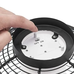 Lindby Mairuna LED solar-lantaarn, zwart, 22,7 cm