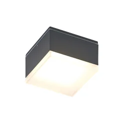 Lindby Mathea LED buiten plafondlamp, hoekig