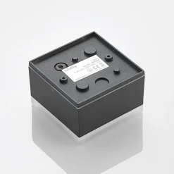 Lindby Mathea LED buiten plafondlamp, hoekig