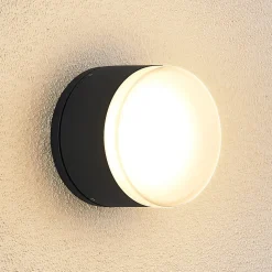 Lindby Mathea LED buiten-plafondlamp, cilinder