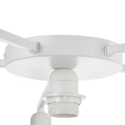 Lindby Maureka plafondlamp, 94 cm, 6-lamps, textiel