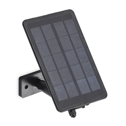 Lindby Maurun LED solarwandlamp, zilver