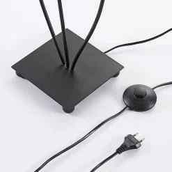 Lindby Melis vloerlamp, 130 cm, 3-lamps, textiel