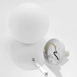 Lindby Meriala plafondlamp wit, glas Ø 25cm