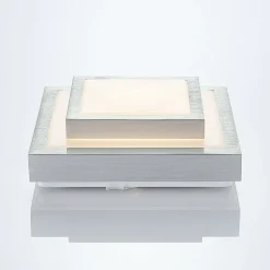 Lindby Mirco LED plafondlamp, hoekig, 27 cm