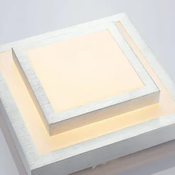 Lindby Mirco LED plafondlamp, hoekig, 27 cm