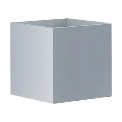 Lindby Mirza aluminium-wandlamp, hoekig, wit