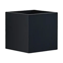 Lindby Mirza aluminium-wandlamp, hoekig, zwart