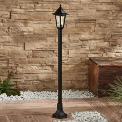 Lindby Nane tuinpadverlichting, 122 cm, lantaarn, zeewaterbestendig, E27