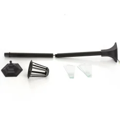 Lindby Nane tuinpadverlichting, 122 cm, lantaarn, zeewaterbestendig, E27