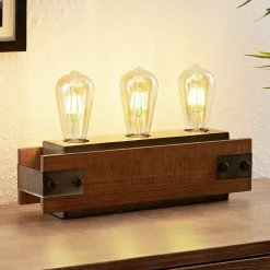 Lindby Nilaska tafellamp, 3-lamps