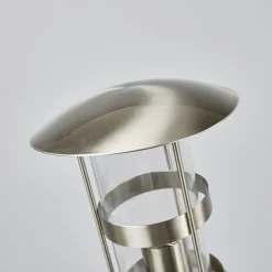 Lindby Noemi tuinpadverlichting, grijs, roestvrij staal, 80 cm, IP44