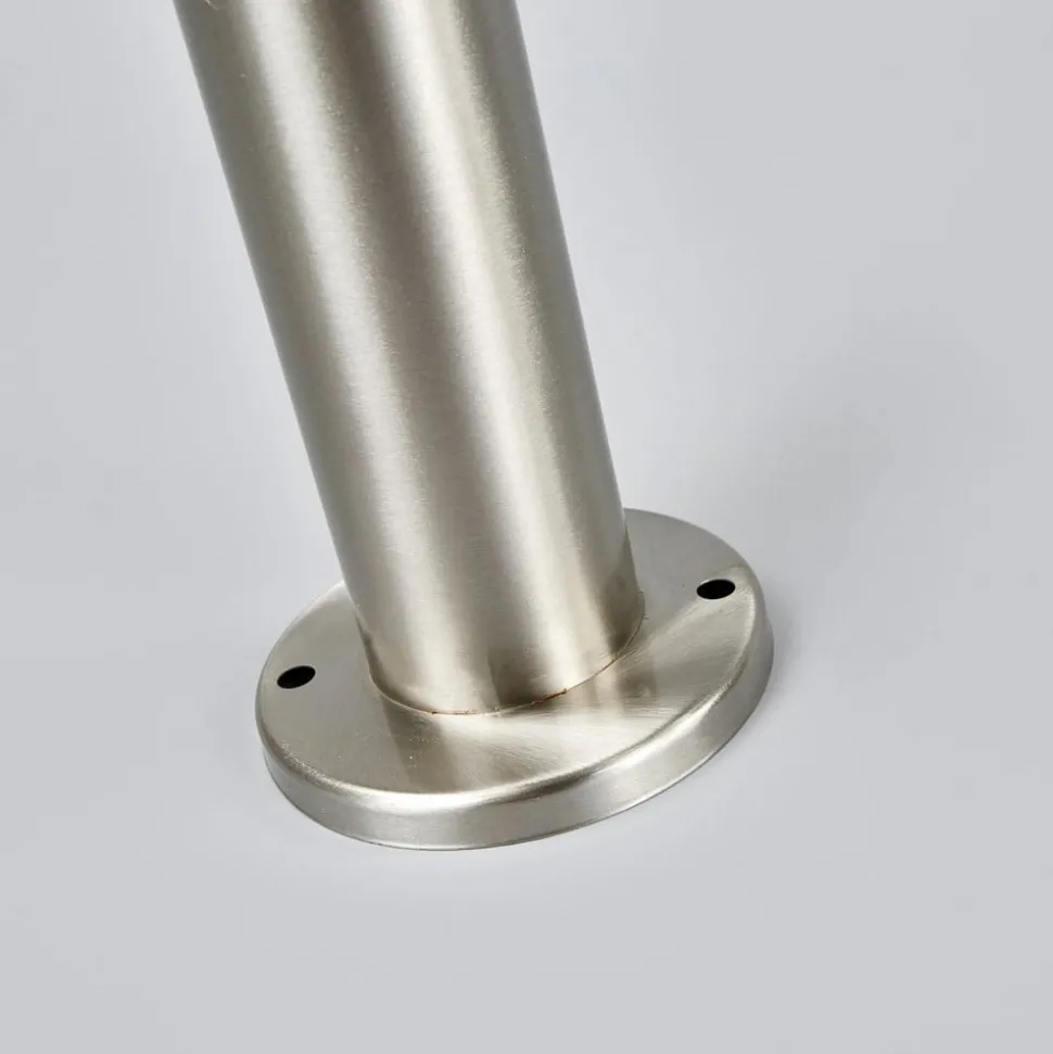 Lindby Noemi tuinpadverlichting, grijs, roestvrij staal, 80 cm, IP44