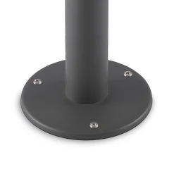 Lindby Ojali sokkellamp, rond, donkergrijs