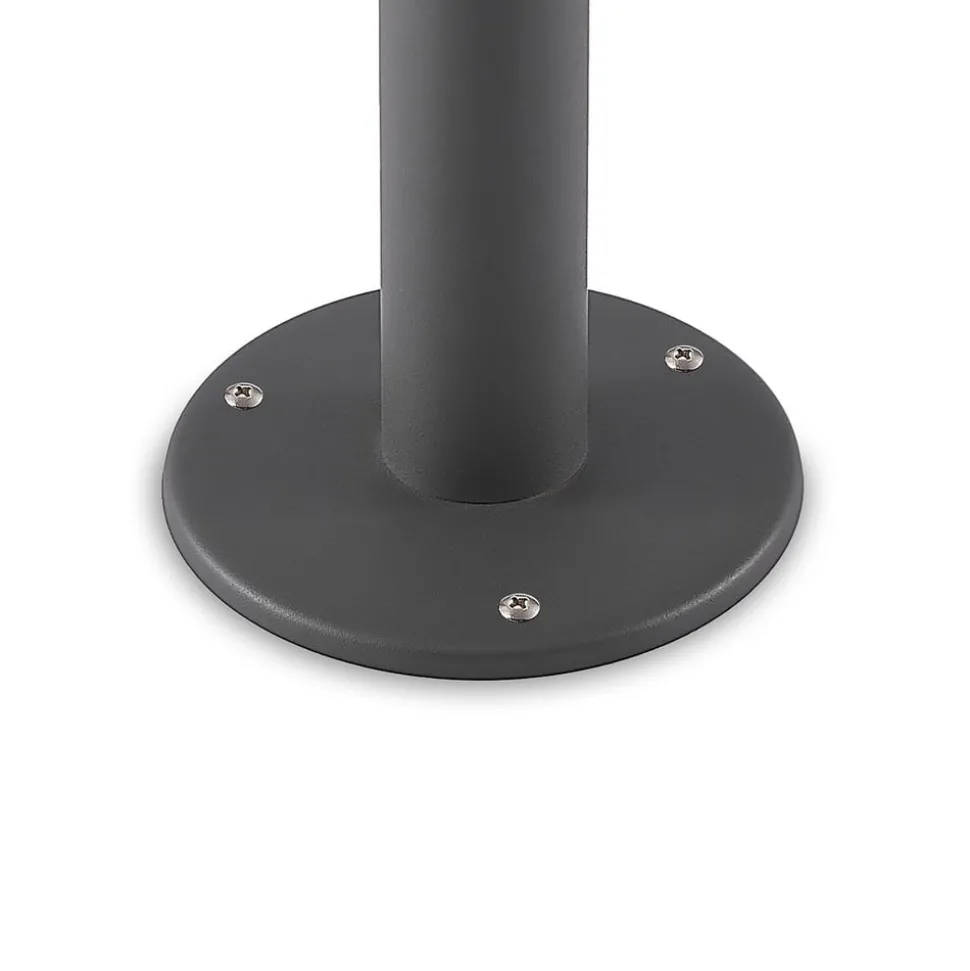 Lindby Ojali tuinpadverlichting, rond, donkergrijs