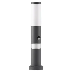 Lindby Okari aluminium sokkellamp met sensor