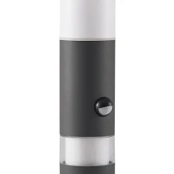 Lindby Okari aluminium sokkellamp met sensor