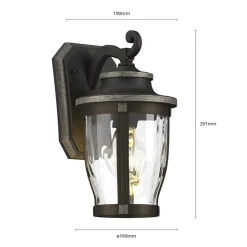 Lindby Philody buitenwandlamp, 29 cm