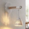 Lindby Pimana wandlamp met keramiekkap