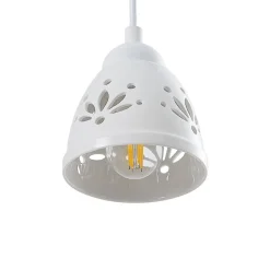 Lindby Pimana wandlamp met keramiekkap