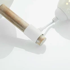 Lindby Pimana wandlamp met keramiekkap