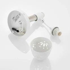 Lindby Pimana wandlamp met keramiekkap