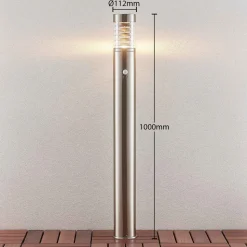 Lindby Piper roestvrijstalen tuinpadverlichting
