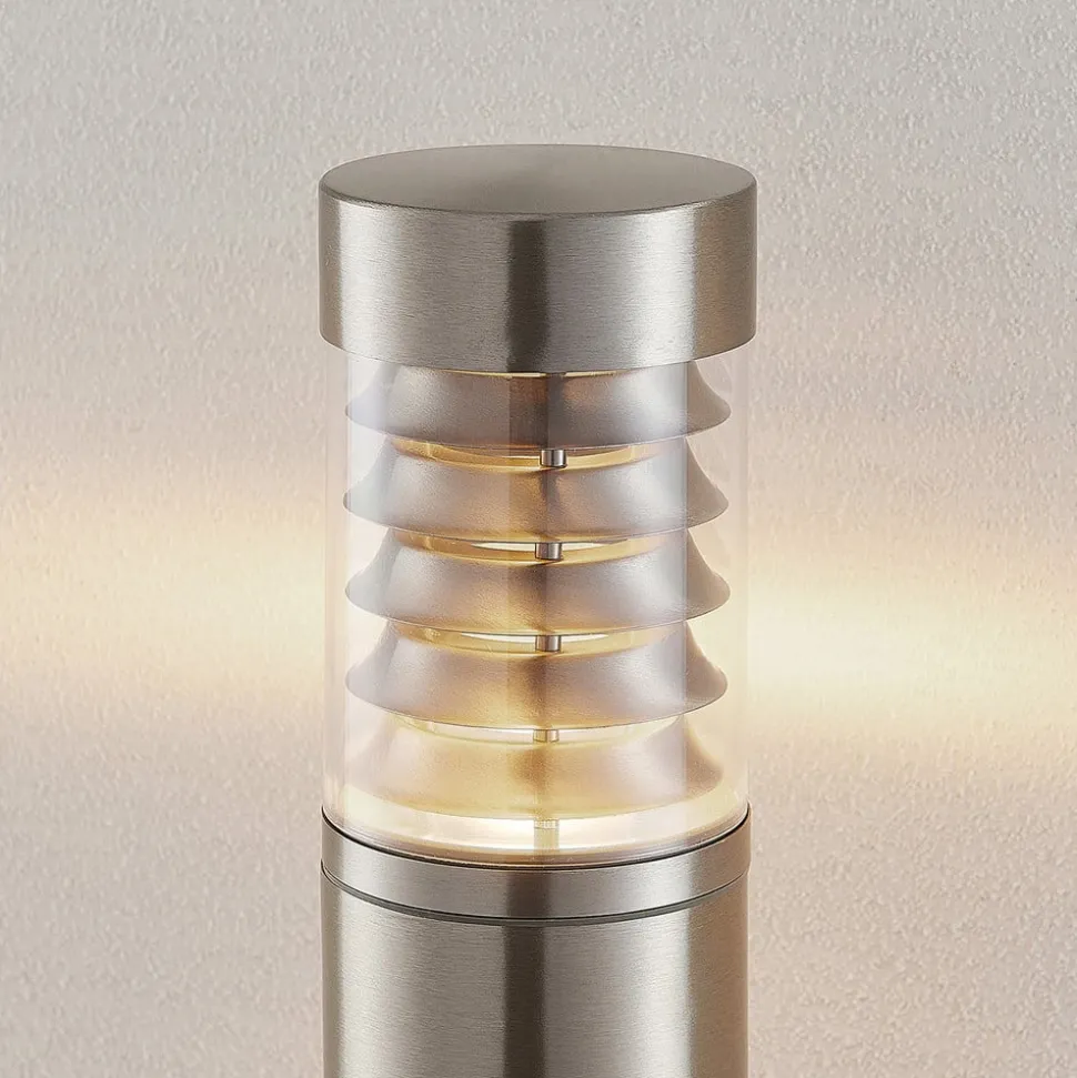 Lindby Piper roestvrijstalen tuinpadverlichting