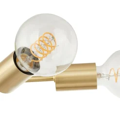 Lindby plafondlamp Aloria, 6-lamps, goud, metaal, E27