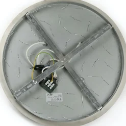 Lindby plafondlamp Annica, rond, chroom, metaal, Ø 46cm