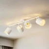 Lindby plafondlamp Aralena, wit, 4-lamps, lengte 97 cm