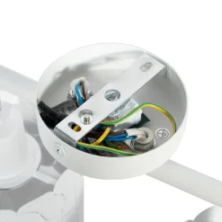 Lindby plafondlamp Aralena, wit, 4-lamps, lengte 97 cm