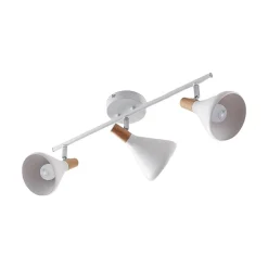 Lindby plafondlamp Arina, 53 cm, wit, 3-lamps, E14