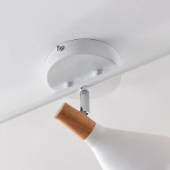 Lindby plafondlamp Arina, 53 cm, wit, 3-lamps, E14