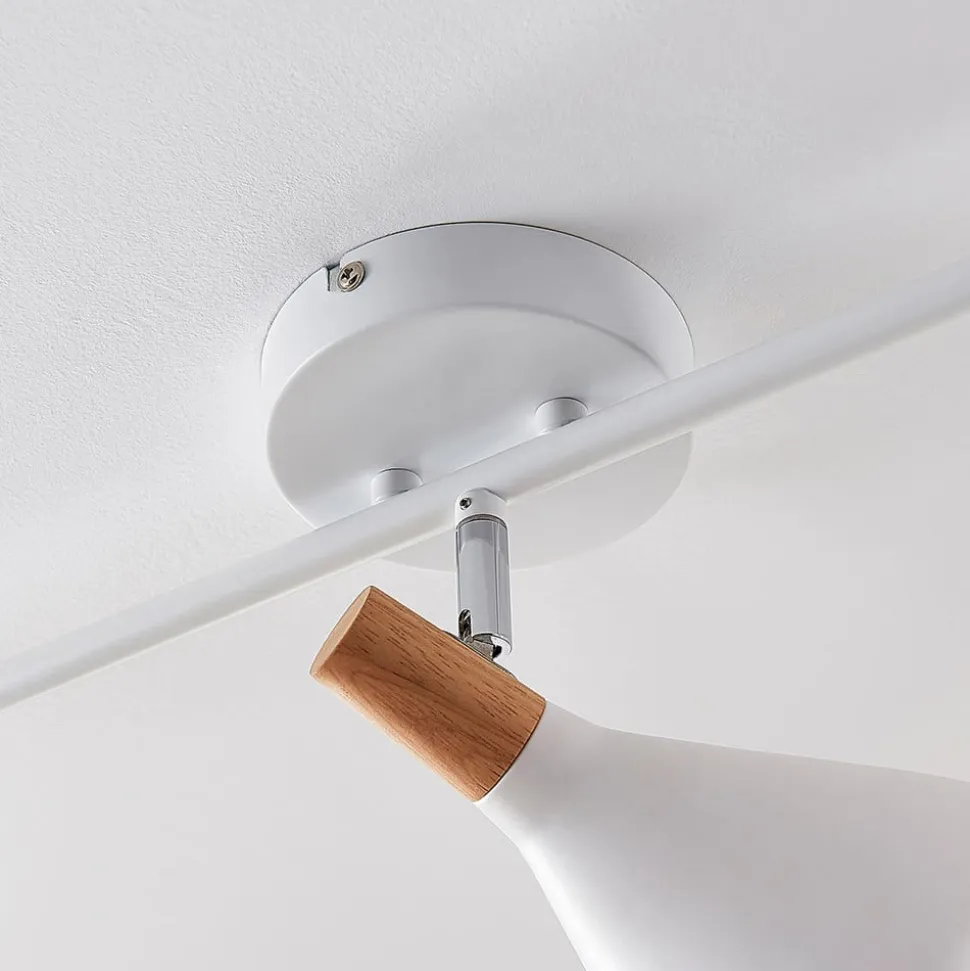 Lindby plafondlamp Arina, 53 cm, wit, 3-lamps, E14