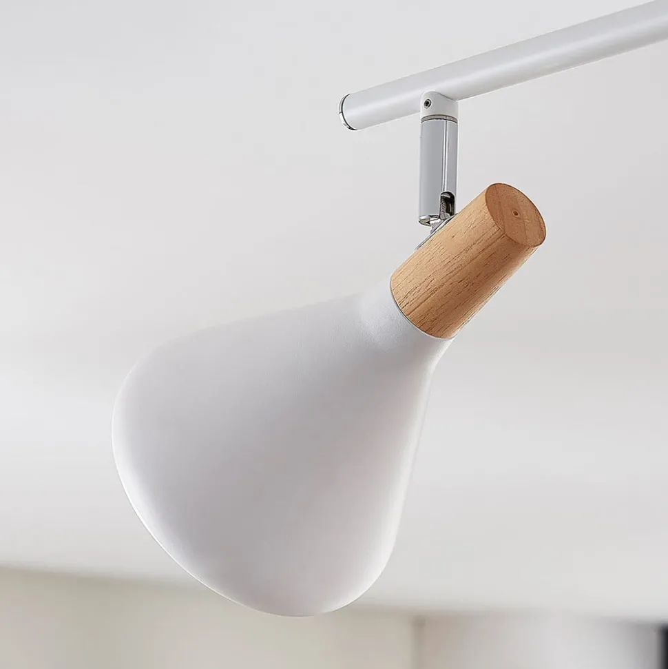 Lindby plafondlamp Arina, 53 cm, wit, 3-lamps, E14