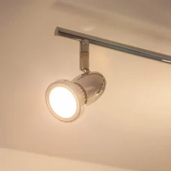 Lindby plafondlamp Arminius, 4-lamps, 70 cm, chroomkleurig