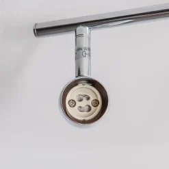 Lindby plafondlamp Arminius, 4-lamps, 70 cm, chroomkleurig