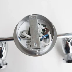 Lindby plafondlamp Arminius, 4-lamps, 70 cm, chroomkleurig