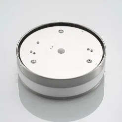 Lindby plafondlamp Flavi, Ø 28 cm, nikkel, glas, IP44, E27