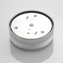 Lindby plafondlamp Flavi, Ø 23 cm, chroom, glas, IP44, E27