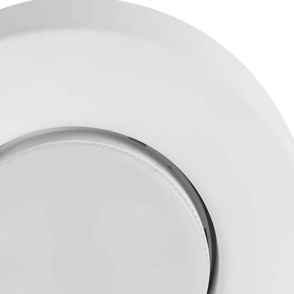 Lindby plafondlamp Levia, 1-lamp, Ø 14 cm, wit, gips