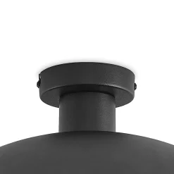 Lindby plafondlamp Narisara, Ø 40 cm, E27, zwart-goud