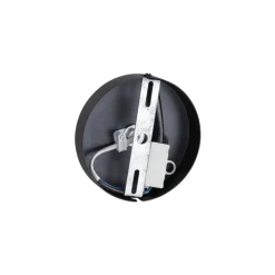 Lindby plafondlamp Nerys, zwart, bamboe, Ø 38 cm