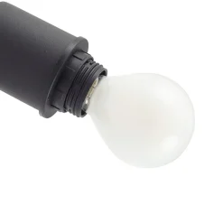 Lindby plafondlamp Netty, 2-lamps, grijs, glas