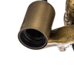 Lindby plafondlamp Nirvathia, papegaaien, messingkleurig