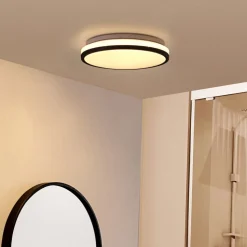 Lindby plafondlamp Nymira, 4.000 K, kunststof